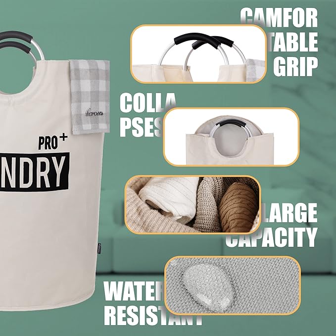 Caroeas Super Large 150L Laundry Basket Pro, Waterproof Laundry Hamper