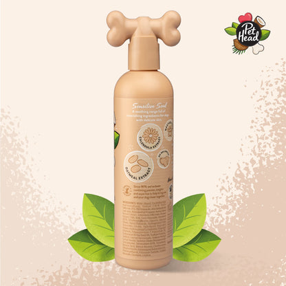 Pet Head Sensitive Soul Dog Shampoo | Coconut Scent | Shampoo for Dogs with Sensitive Skin | Professional Grooming | Vegan | Gentle Formula for Puppies | 300ml