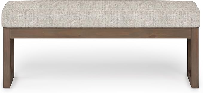 SIMPLIHOME Milltown Large Ottoman Bench