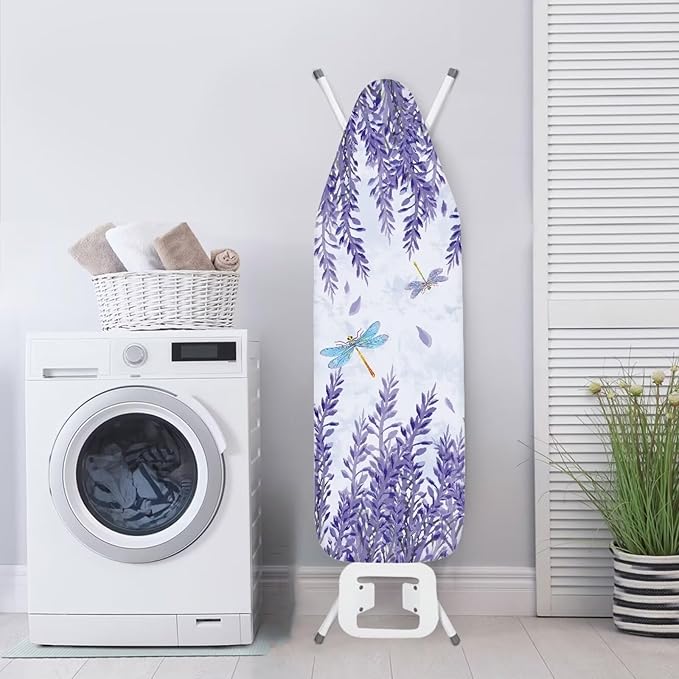 Sprowallow Dragonfly Lavender Ironing Board Cover Standard Size 15x54 inch Heat
