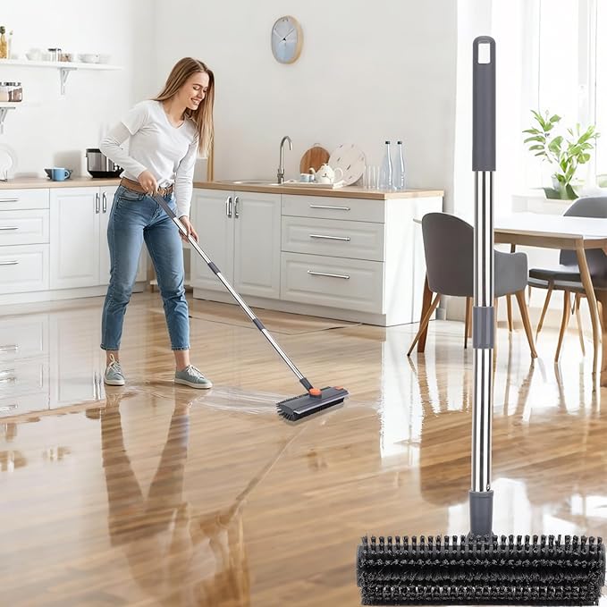 Floor Scrub Brush with 64" Long Handle