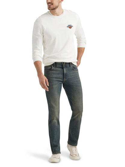 Lee Men's Performance Series Extreme Motion Straight Fit Tapered Leg Jeans, Maverick, 40W 30L UK