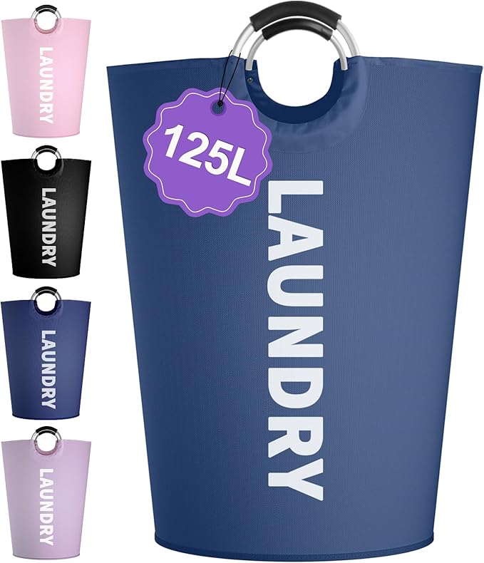 125L Collapsible Laundry Basket
