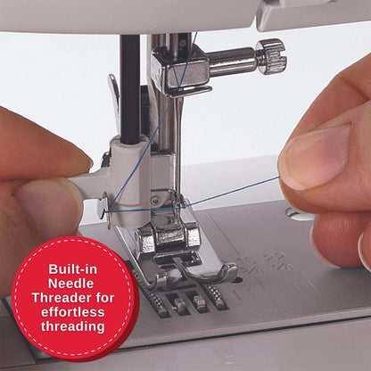 SINGER Quantum Stylist 9960 Computerized Sewing & Quilting Machine – Metal, Plastic, with Extension Table, Hard Case & Accessories, 600 Stitches, Lettering, LED Light, 1-Step Buttonhole