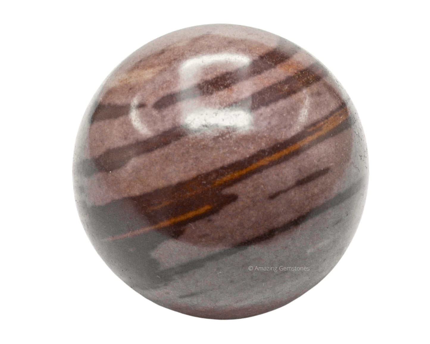 Amazing Gemstone Narmada Stone Crystal Ball with Stand - 2.5" Inches Large Crystal Sphere Meditation Balls for Witchcraft and Decorative Balls