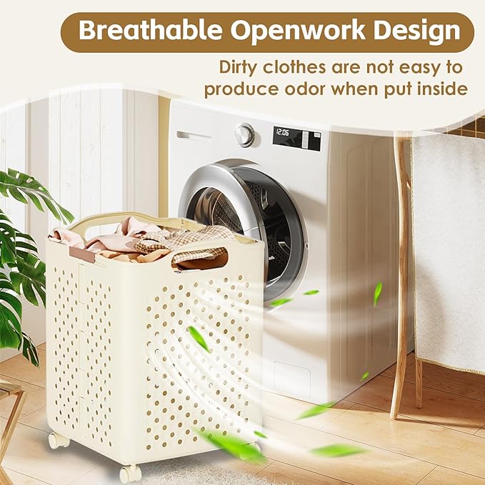 57L Collapsible Laundry Basket