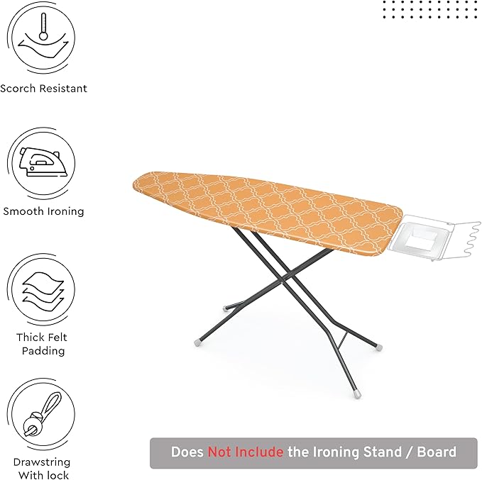 Encasa XO Ironing Board Cover and Pad 42"x14"