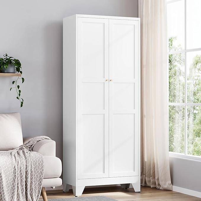 Yizosh Metal Pantry Cabinet,