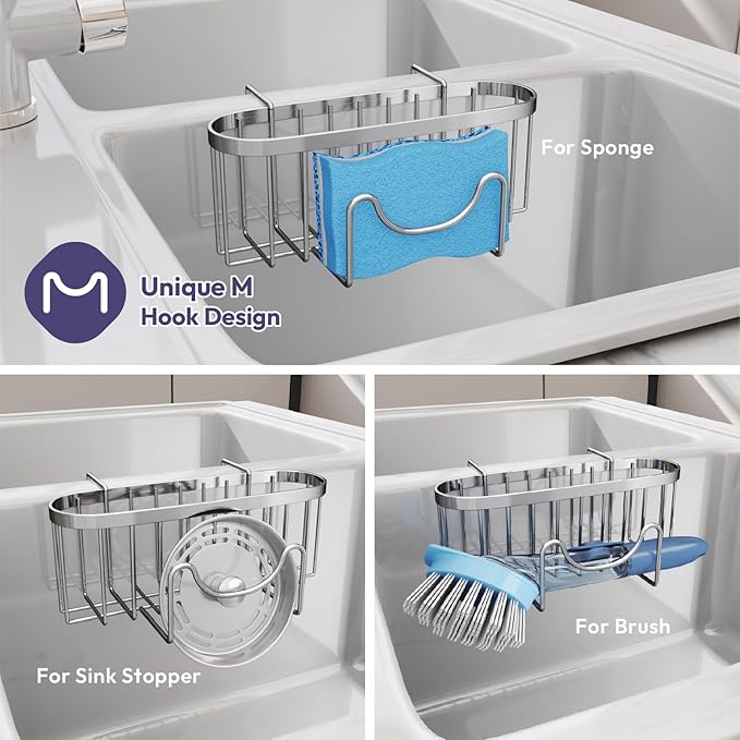 SWTYMIKI Sponge Holder for Kitchen Sink