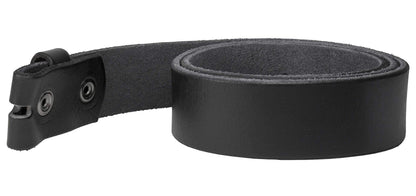 Gelante Genuine Full Grain Leather Belt Strap without Belt Buckle G2016-BK-L