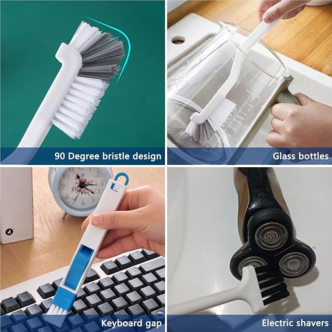 14Pcs Small Crevice Cleaning Brush Set, Groove Gap Cleaning Tool