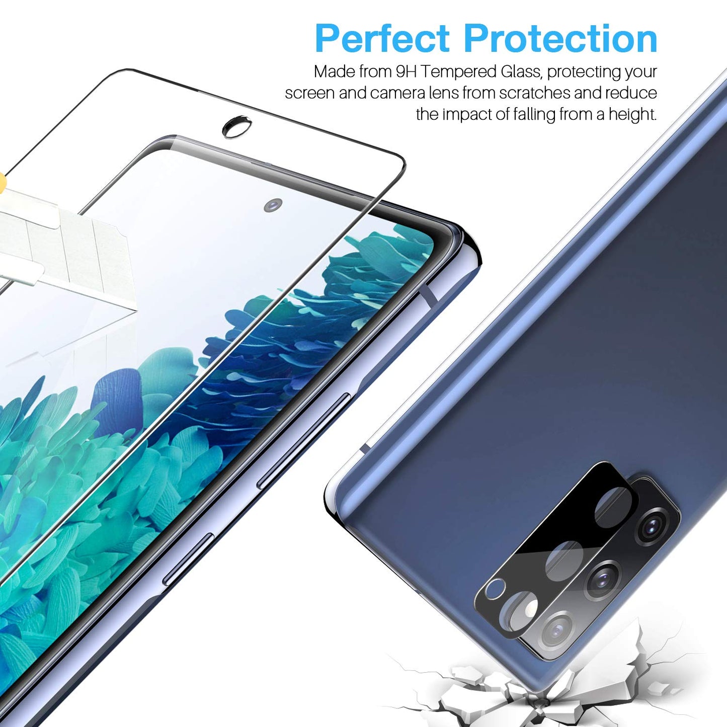 LK 3 Pack for Samsung Galaxy S22 Ultra Screen Protector [Not Glass] [Support Fingerprint Unlock] Bubble Free, with Easy Installation Tool, 3D Curved Max Coverage for S22 Ultra 6.8-inch