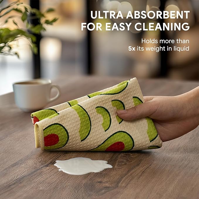RECYCO Waffle Kitchen Towel Set of 2