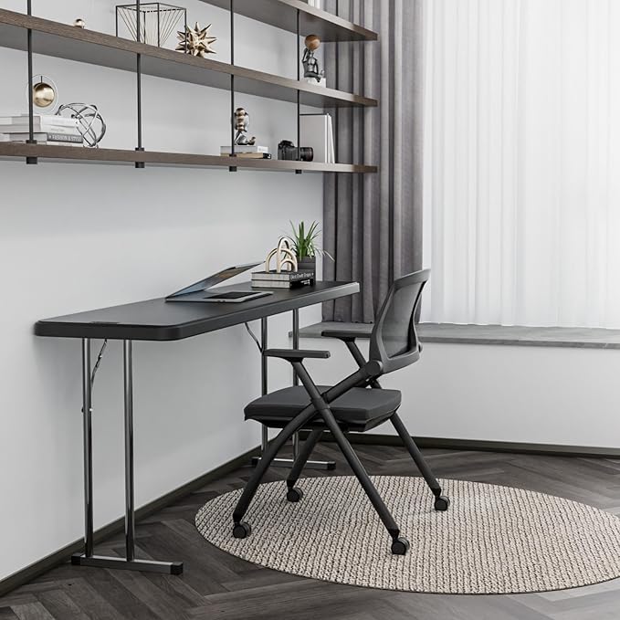 VINGLI 6 FT Narrow Folding Table, Home Work