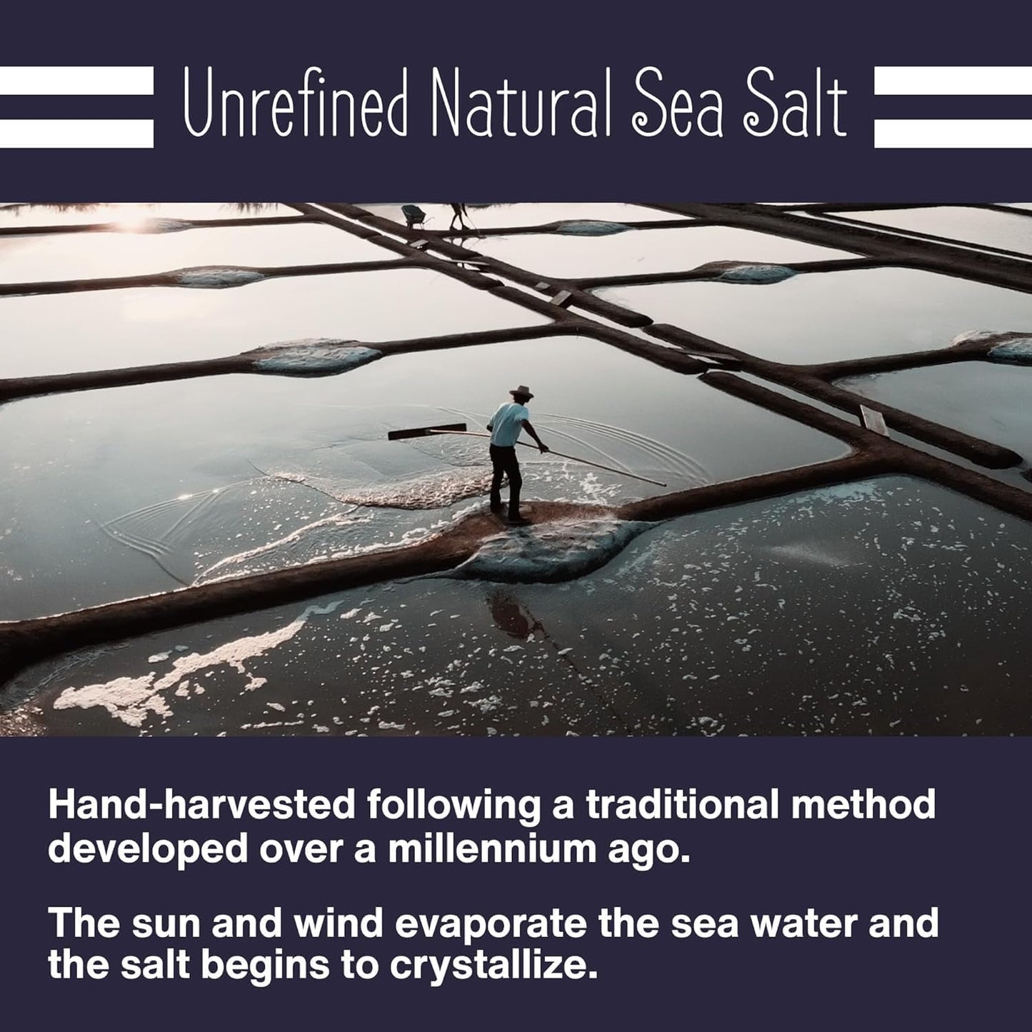 Le Marinier Celtic Salt Organic Fine Ground, 1 lb - 16oz. Mineral Rich 100% Natural and Unrefined. Refillable Salt Shaker. French Sea Salt with Vital Minerals. Hand Harvested (1 lb Fine Ground)