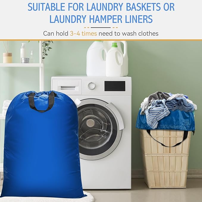 Extra Large Laundry Bag With Handles, Heavy Duty, Travel Laundry Bag