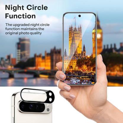 OMOTON 3+2 Pack for Google Pixel 9 Pro Screen Protector, 3 Pack Tempered Glass Screen Protector & 2 Pack Camera Lens Protector for Pixel 9 Pro 2024 6.3-inch, Case Friendly (Not for Pixel 9/9 Pro XL)