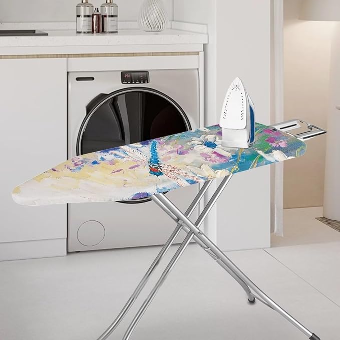 Dragonfly Dasiy Ironing Board Cover Heat Reflective Anti-dust, Soft Fabric Cover