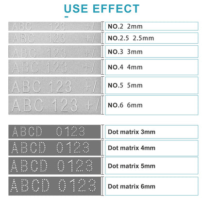Consfly Metal Nameplate Stamping Machine Semi-Automatic Embosser Label Printing Marking Machine Dog Tag Printer (3mm Character Wheel)