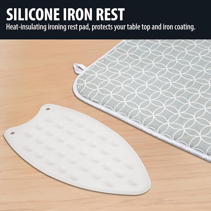Seiritex Ironing Mat, Portable Ironing Pad 39.4 x 18.9 inch Table Top Iron