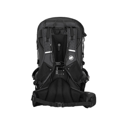 Mammut Spine 28-35L Backpack – Outdoor Pack w/Adjustable Volume, Ergonomic Suspension System, Durable Water-Repellent Fabric & Multi-Use Design for Hiking, Running, Travel & Everyday, Black