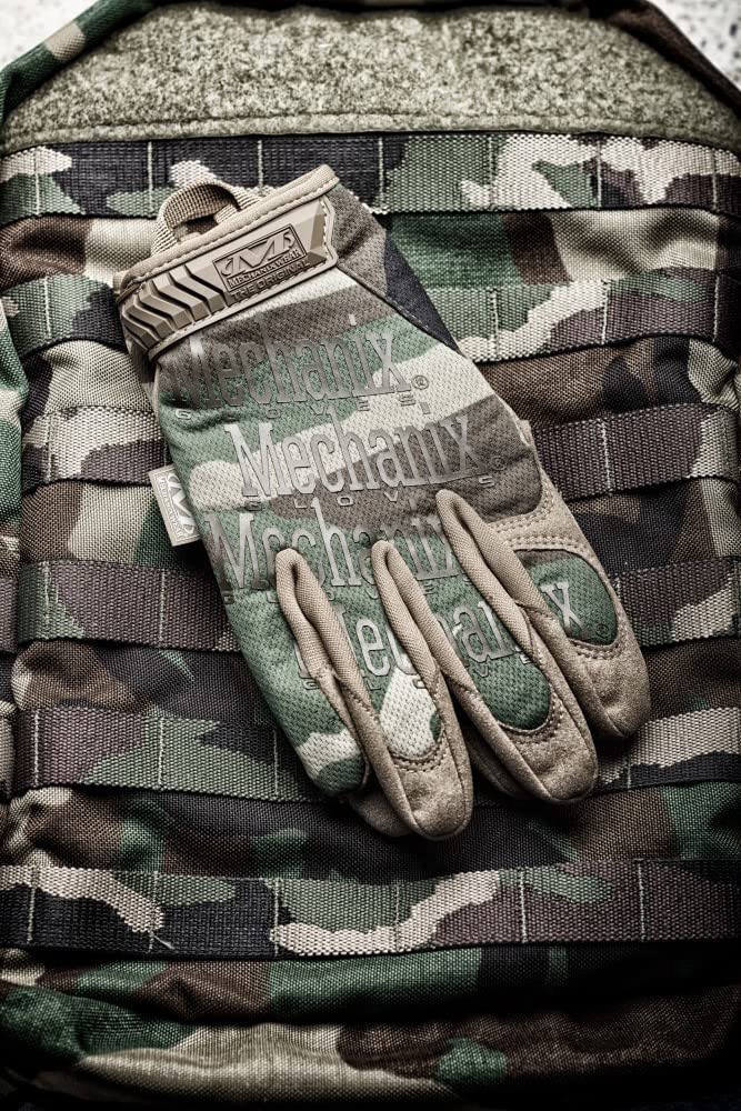 Mechanix wear - Original Woodland camo Gloves (Large, Camouflage) MG-77-010