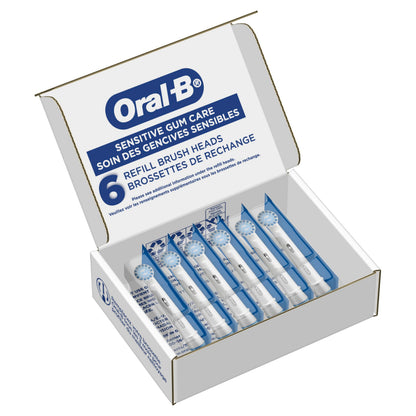 Oral-B Sensitive Gum Care Electric Toothbrush Replacement Brush Heads, 8 Count