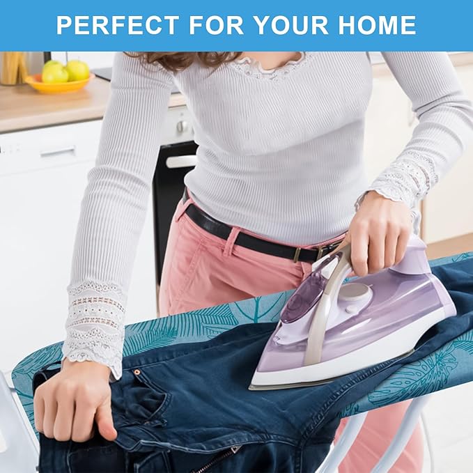 Dalykate Ironing Board Cover and Pad, Thick Padding, Elastic Edge, Scorch &