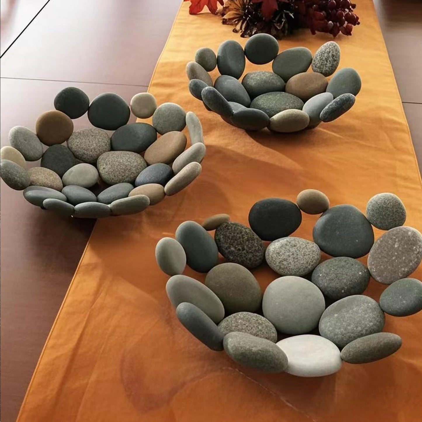 FANTIAN 5 lbs Black Pebbles for Indoor Plants, 1-2 Inch Stones Natural Decorative Black River Rocks for Planters, Painting, Aquarium, Outdoor Garden Landscaping, Walkways and Yards