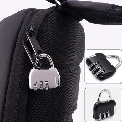 QIEIEI Digit Combination Coded Padlock,Small Padlock for Backpacks and Suitcases Luggage Lock Portable Security for Women Men Outdoor
