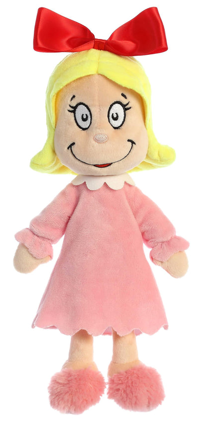 Aurora® Whimsical Dr. Seuss™ Cindy Lou Who Stuffed Animal - Officially Licensed Plush for Imaginative Play - Perfect for Kids and Adults - Multicolor 12 Inches
