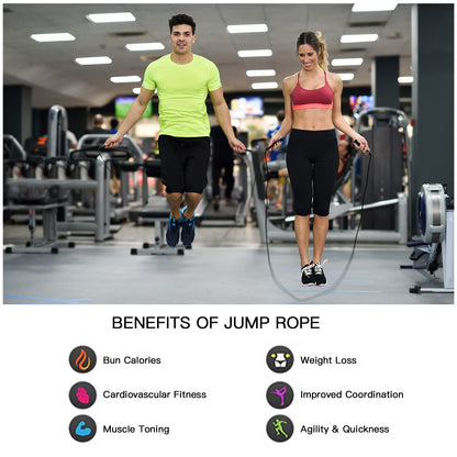 10 Pack PVC Jump Rope for Cardio Fitness - Versatile Adjustable Skipping Rope for Women Men Kids, Speed Jump Rope for Exercise,9 Feet