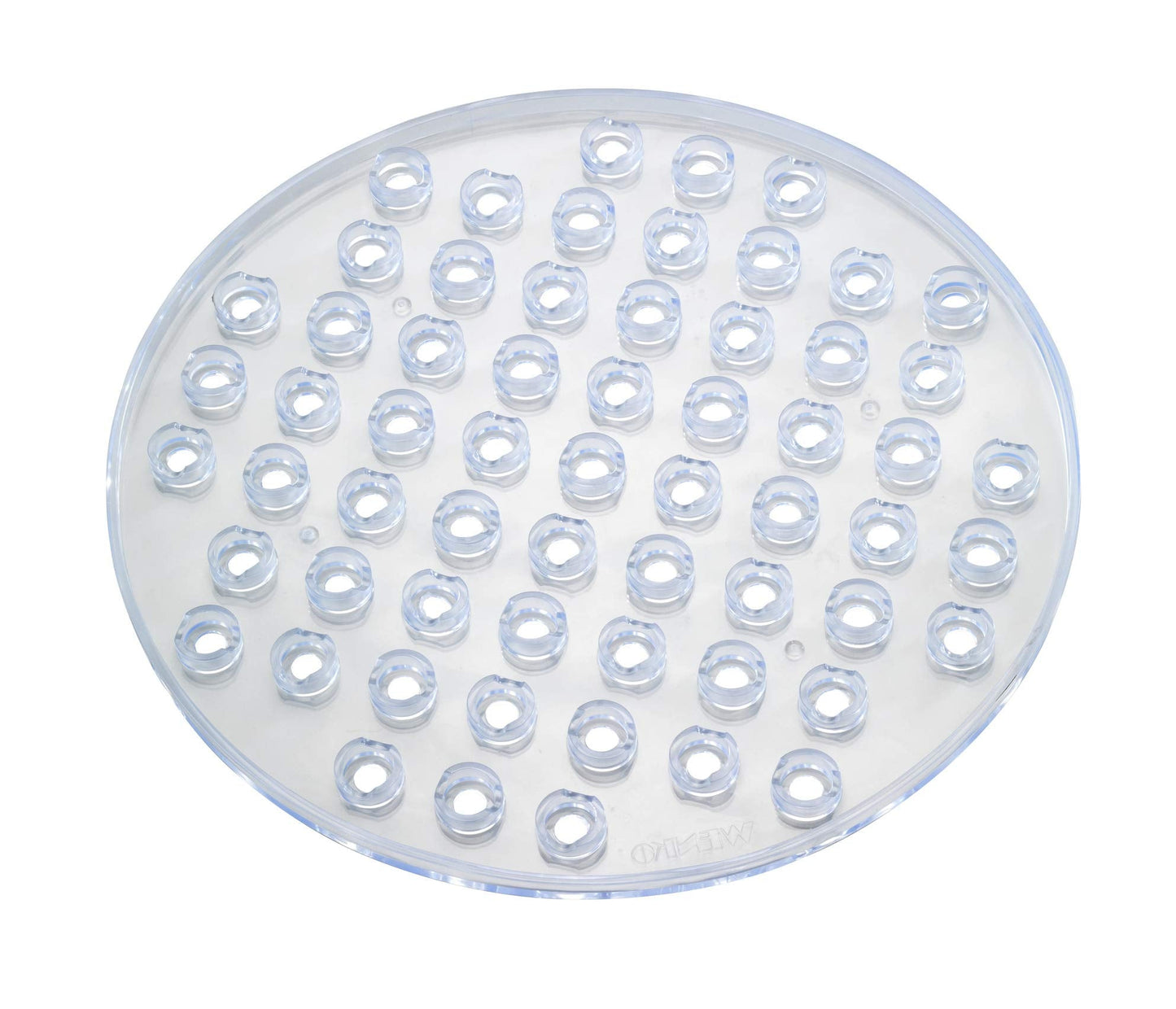 Wenko Sink mat Kristall Transparent-Extra Strong, Round, 31 x 31 x 1 cm