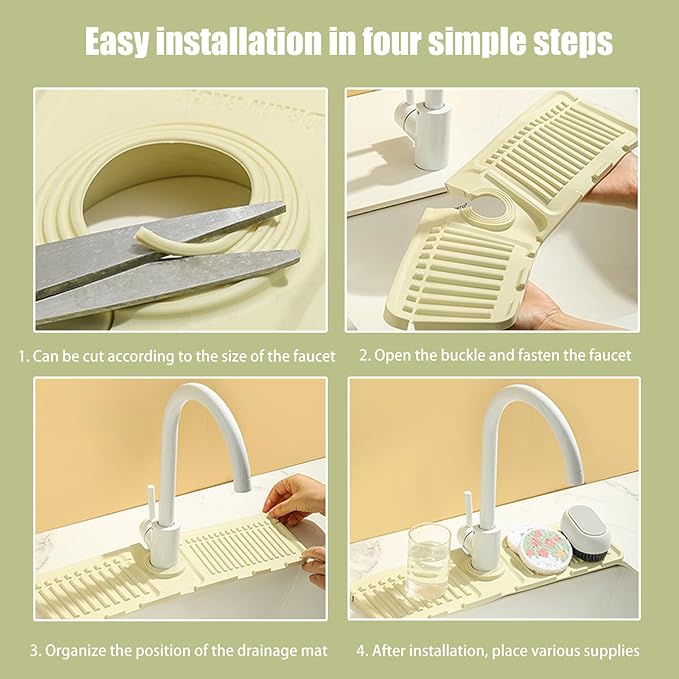 Faucet Mat for Kitchen Sink