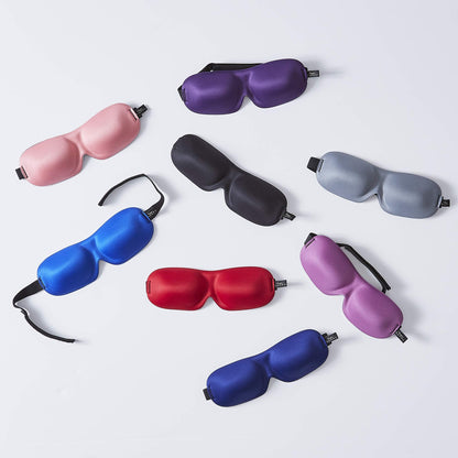Bucky 40 Blinks No Pressure Solid Eye Mask for Sleep & Travel, Crimson, One Size, Crimson, 1 Count (Pack of 1), 40 Blinks No Pressure Eye Mask for Travel & Sleep