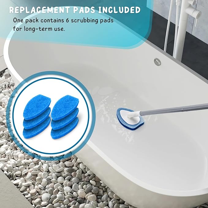 Shower Scrubber, Bathroom Tub and Tile Cleaner Brush