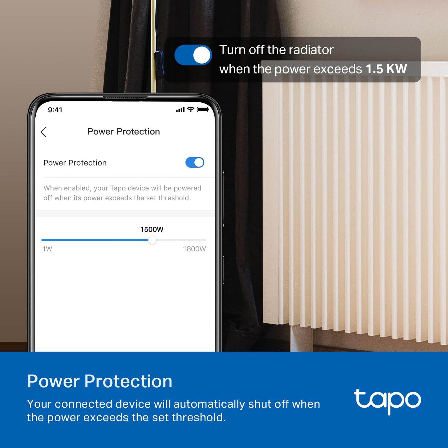 TP-Link 𝗧𝗮𝗽𝗼 Smart Plug Wi-Fi Mini, Energy Monitoring, Compatible with Alexa & Google Home & Samsung SmartThings, Timer, 15A/1800W Max, ETL Certified, 2.4G Wi-Fi Only, Tapo P115(4-Pack)