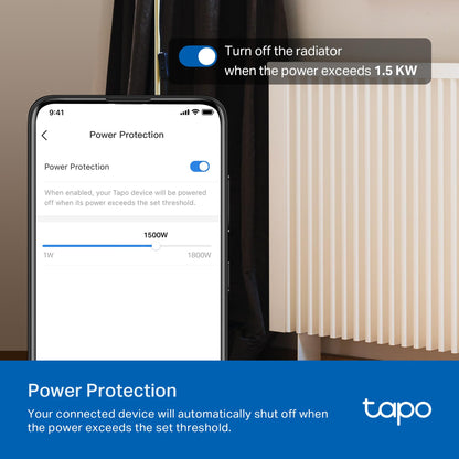 TP-Link 𝗧𝗮𝗽𝗼 Smart Plug Wi-Fi Mini, Energy Monitoring, Compatible with Alexa & Google Home & Samsung SmartThings, Timer, 15A/1800W Max, ETL Certified, 2.4G Wi-Fi Only, Tapo P115(4-Pack)