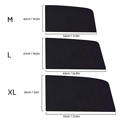 Car Side Window Sun Shade - 2 Pack Window Sunshades for Baby Kids Pet Dogs - Stretchable & Breathable Window Socks Blackout Car Blinds Sun Shield Block UV Rays & Privacy Protection