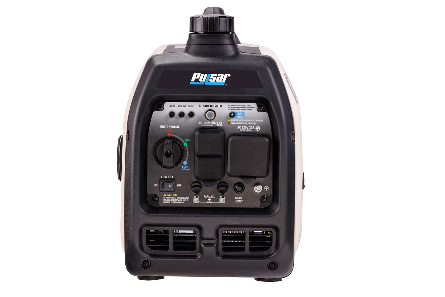 Pulsar PGD40ISCO Ultra Light Quiet 4000W Portable Gas Inverter Generator, white