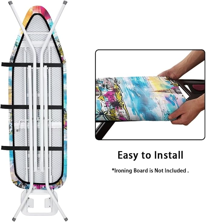 City Scenery Ironing Board Cover