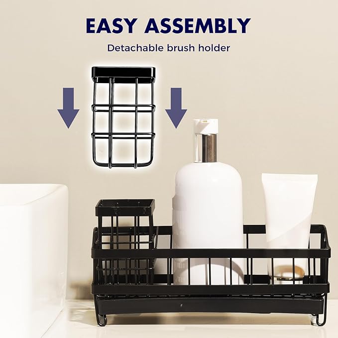 Sponge Holder for Kitchen Sink, Sink Caddy Organizer