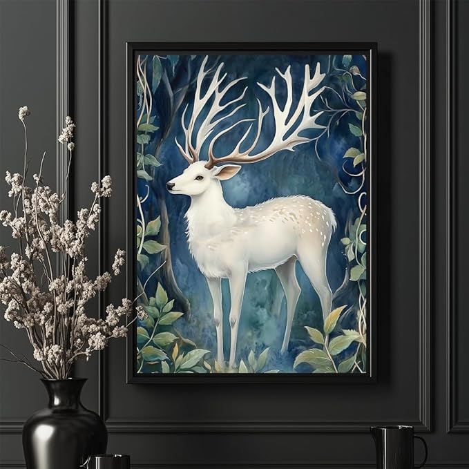 6 Sheets Forest Deer Rub on Transfers