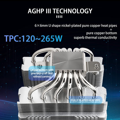 Thermalright Peerless Assassin 120 SE CPU Air Cooler,PA120 SE,6 Heat Pipes Cpu cooler,Dual 120mm TL-C12C PWM Fan,Aluminium Heatsink Cover,AGHP Technology,for AMD AM4/AM5 Intel 1851/1700/1150/1200