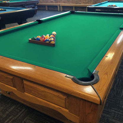 Boshen Worsted Blend Billiard Cloth Pool Table Felt Fast Speed for 7' 8' 9' Pool Table Pre Cut Bed & Rails