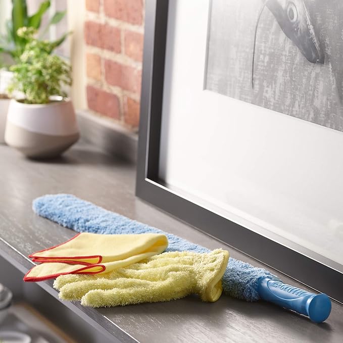 E-Cloth Cleaning & Dusting Wand, Premium Microfiber Dusters