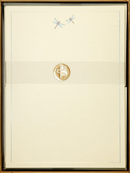 Blue Dragonfly Stationery Set (Boxed Stationery)