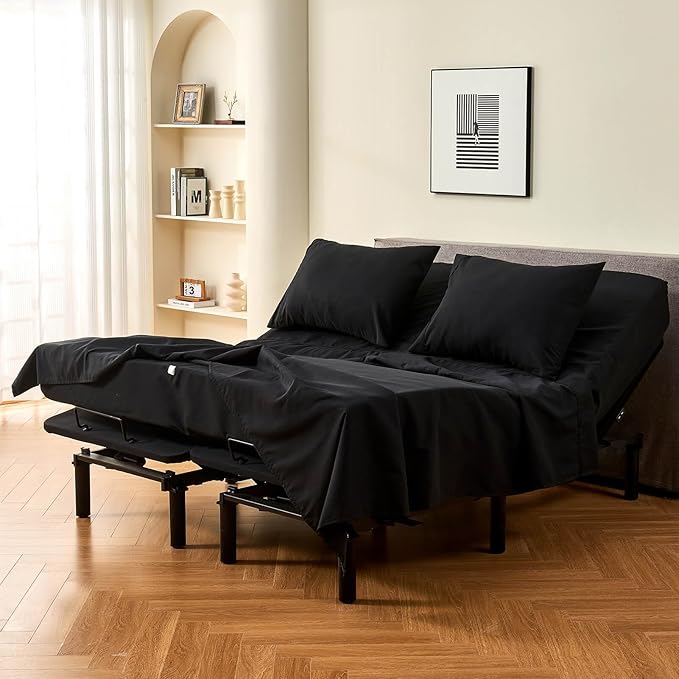 Kingnex 32-34 Split Top King Sheets Sets