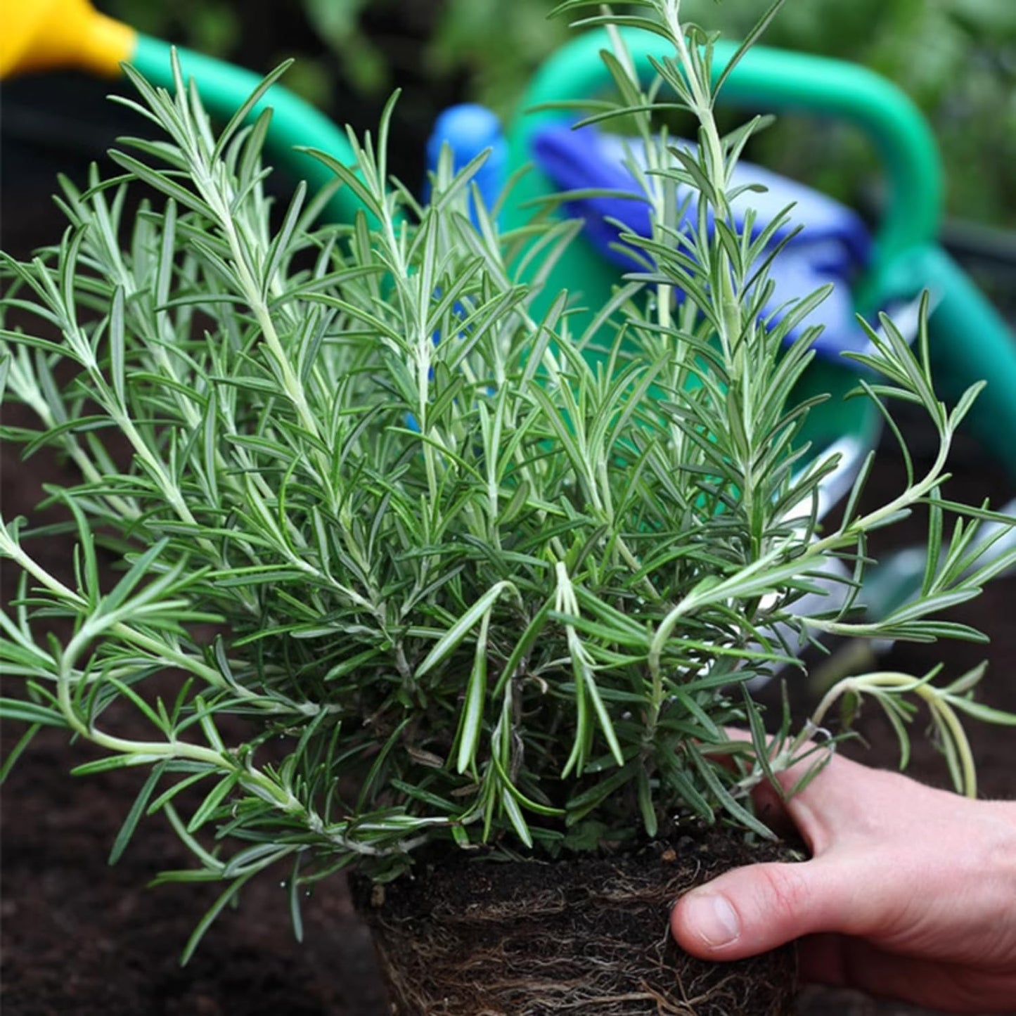 4 Rosemary Plants Live in Pot, 5 to 7 Inc Tall, Rosemary Plant Pot, Live Rosemary Plant, 4 Inc Potted