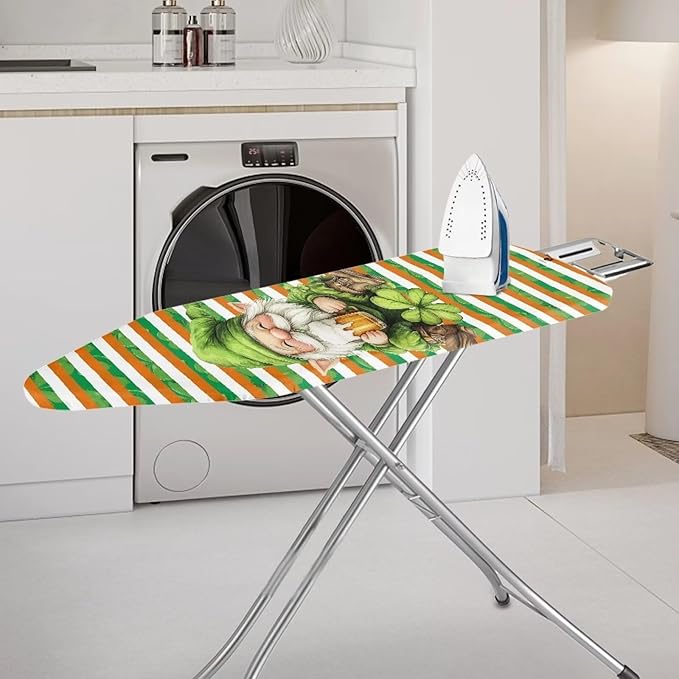 Sprowallow Striped Leaves Ironing Board Covers